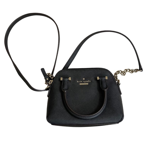 kate spade Handbags - Black Kate Spade New York Mini DoubleHandle Bag kate spadeSize: OS